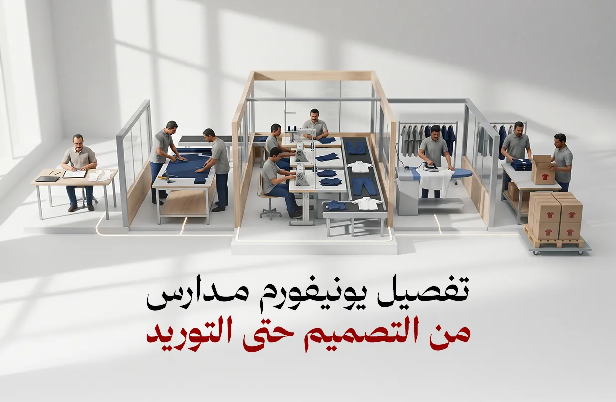 تفصيل يونيفورم مدارس بخامات مريحة وتصميم يليق بطلابك